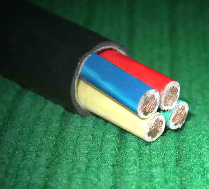 4×95铜塑铠装力缆