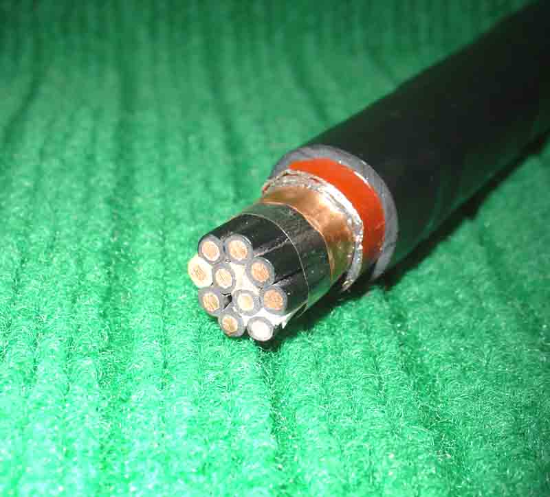 全塑铜带屏蔽钢带铠装控制电缆